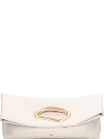 Cult Gaia Reza Bag Hand Bag In White Leather
