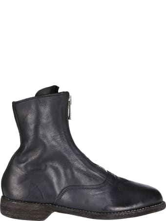 Guidi Black Horse Leather Boots