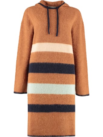 Lanvin Hooded Sweater Dress