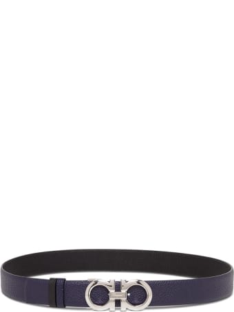 Salvatore Ferragamo Reversible Leather Gancini Belt