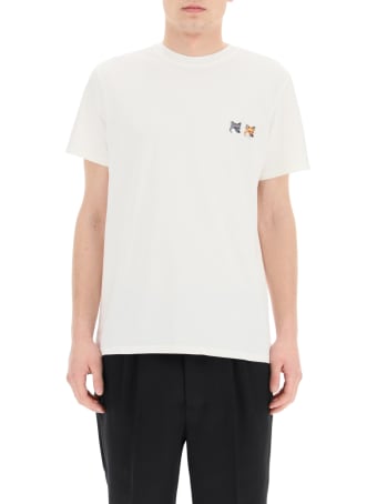 Maison Kitsuné T-shirt With Double Fox Patch