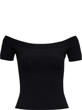Alexander McQueen Off Shoulder Top