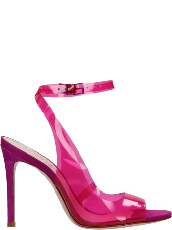 Schutz Sandals In Viola Pvc