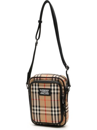 Burberry Check Medium Freddie Messenger Bag