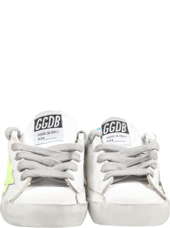 Golden Goose White ''super Star'' Sneakers For Kids
