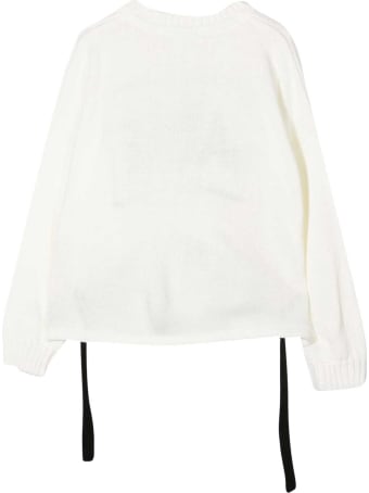 Gaelle Bonheur White Sweater Kids
