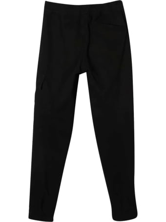 Stone Island Junior Black Trousers