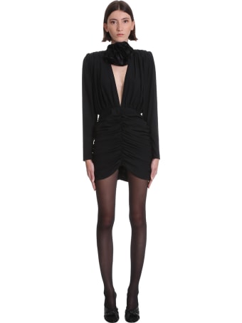 Magda Butrym Dress Dress In Black Silk