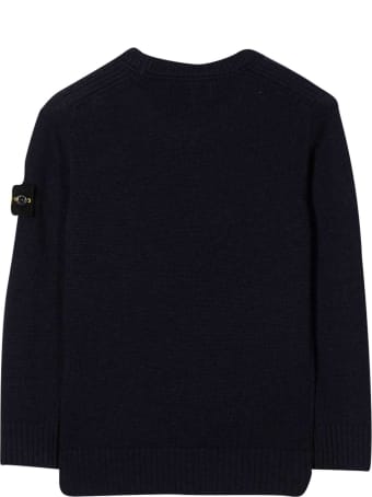 Stone Island Junior Blue Sweater