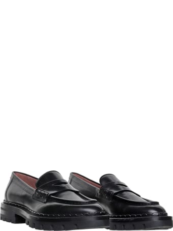 Santoni Santoni 1^ Linea Leather Loafer