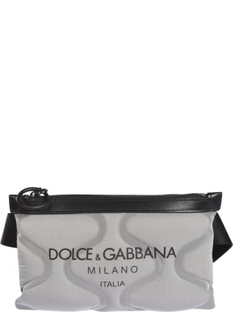 Dolce & Gabbana Embossed Belt Bag With Logo