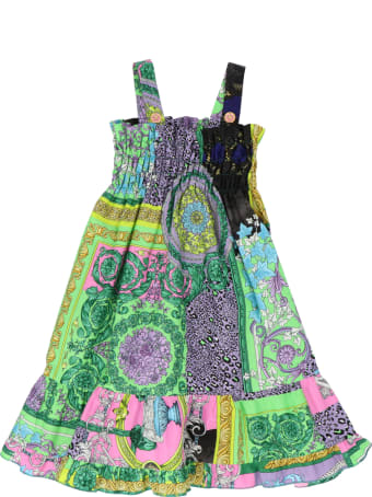 Young Versace 'barocco' Dress
