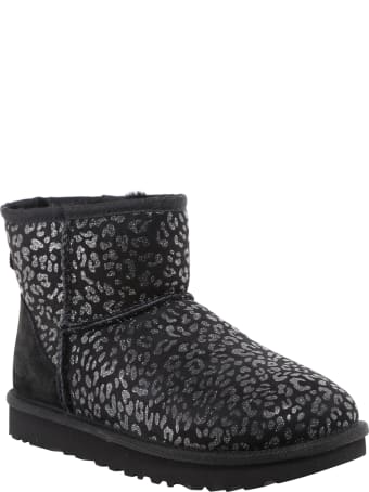 UGG Leopard Print Ankle Boots