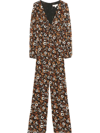 MICHAEL Michael Kors Printed Crepe Jumpsuit