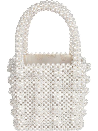 Shrimps Antonia Classic Beaded Handbag With Clusters