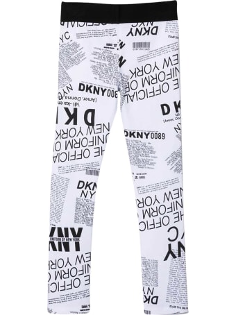 DKNY White Leggings
