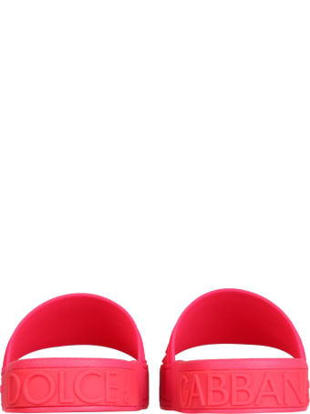 Dolce & Gabbana Slide Sandals With Logo