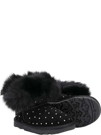 Monnalisa Black Ankle Boots Monnalisa