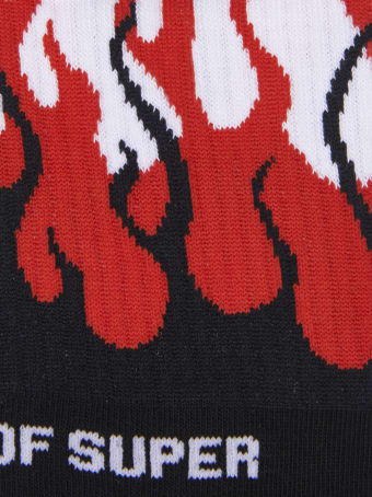 Vision of Super Red Flame Socks