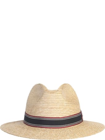 Saint Laurent Panama Hat With Tape
