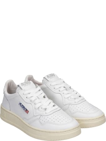 Autry 01 Sneakers In White Leather