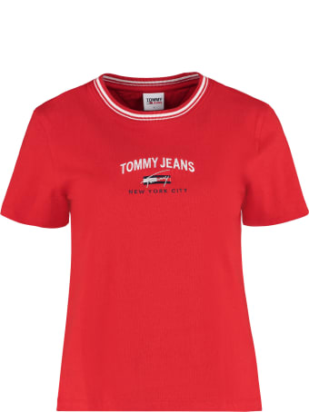 Tommy Jeans Logo Cotton T-shirt