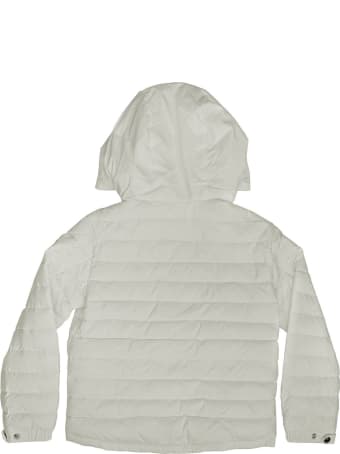 Moncler Hooded Down Jacket Sill White/silver