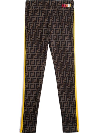 Fendi Lycra Ff Zucca Leggings