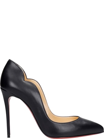Christian Louboutin Hot Chick 100 Pumps In Black Leather