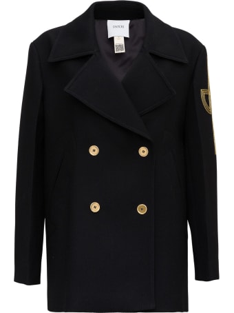 Patou Double Breasted Blazer With Side Inlay