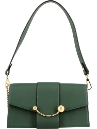 Strathberry Mini Bag Strathberry Mini Crescent Leather Shoulder Bag