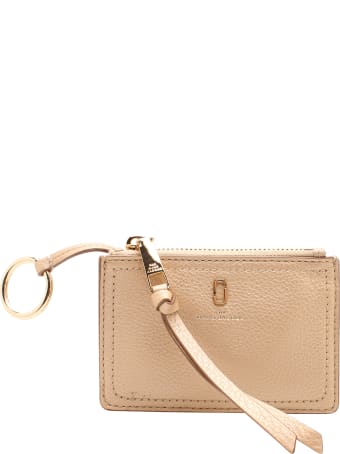 Marc Jacobs 'top Zip' Leaher Wallet