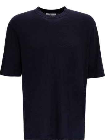 Ami Alexandre Mattiussi Blue Cotton Blend T-shirt