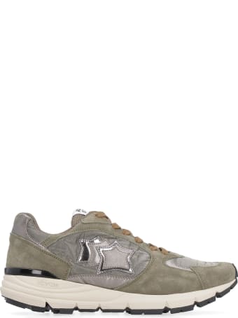 Atlantic Stars Mira Techno-fabric And Leather Sneakers