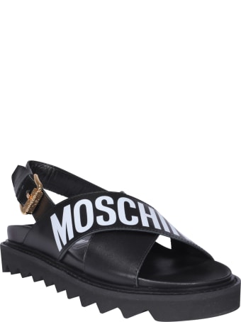 Moschino Logo Sandals
