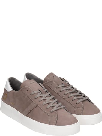 D.A.T.E. Hill Low Sneakers In Beige Suede