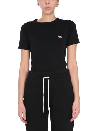 Maison Kitsuné T-shirt With Fox Patch