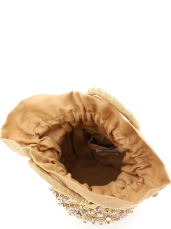 Le Niné Nina Small Basket Bag S2-36572 Crystal Rainbow Pastel