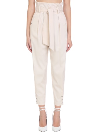 IRO Borcie Pants In Beige Cotton