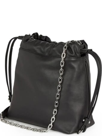 Karl Lagerfeld K/soho Graffiti Black Bucket Bag