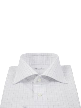 Eddy Monetti French Collar Check Shirt