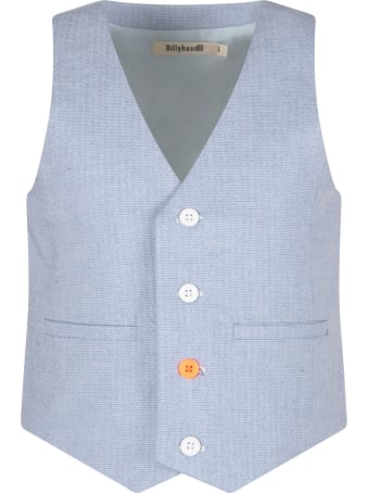 Billybandit Light Blue Vest For Boy