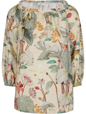 Etro Multicolor Cotton Blouse