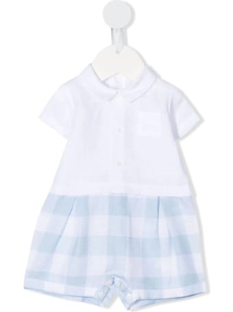 Il Gufo Newborn Short Linen Jumpsuit