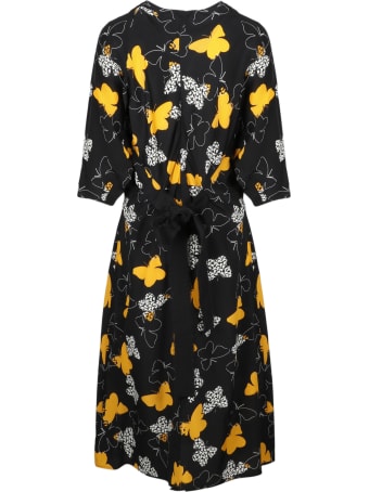 RED Valentino Butterflies Midi Dress