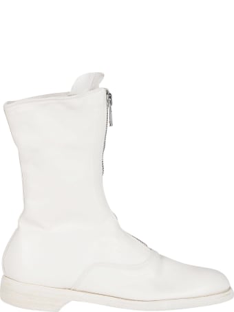Guidi White Horse Leather Boots