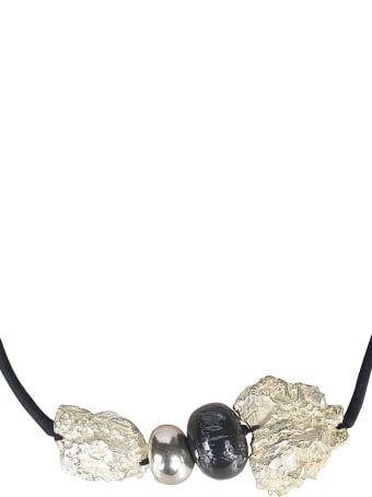 Maria Calderara Rock Detailed Necklace