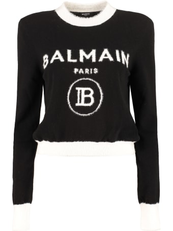 Balmain Logo Crew-neck Pullover