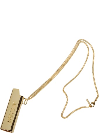 AMBUSH Gold-tone Brass Lighter Case Necklace