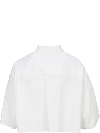 MM6 Maison Margiela Mm6 Cropped Cotton Shirt
